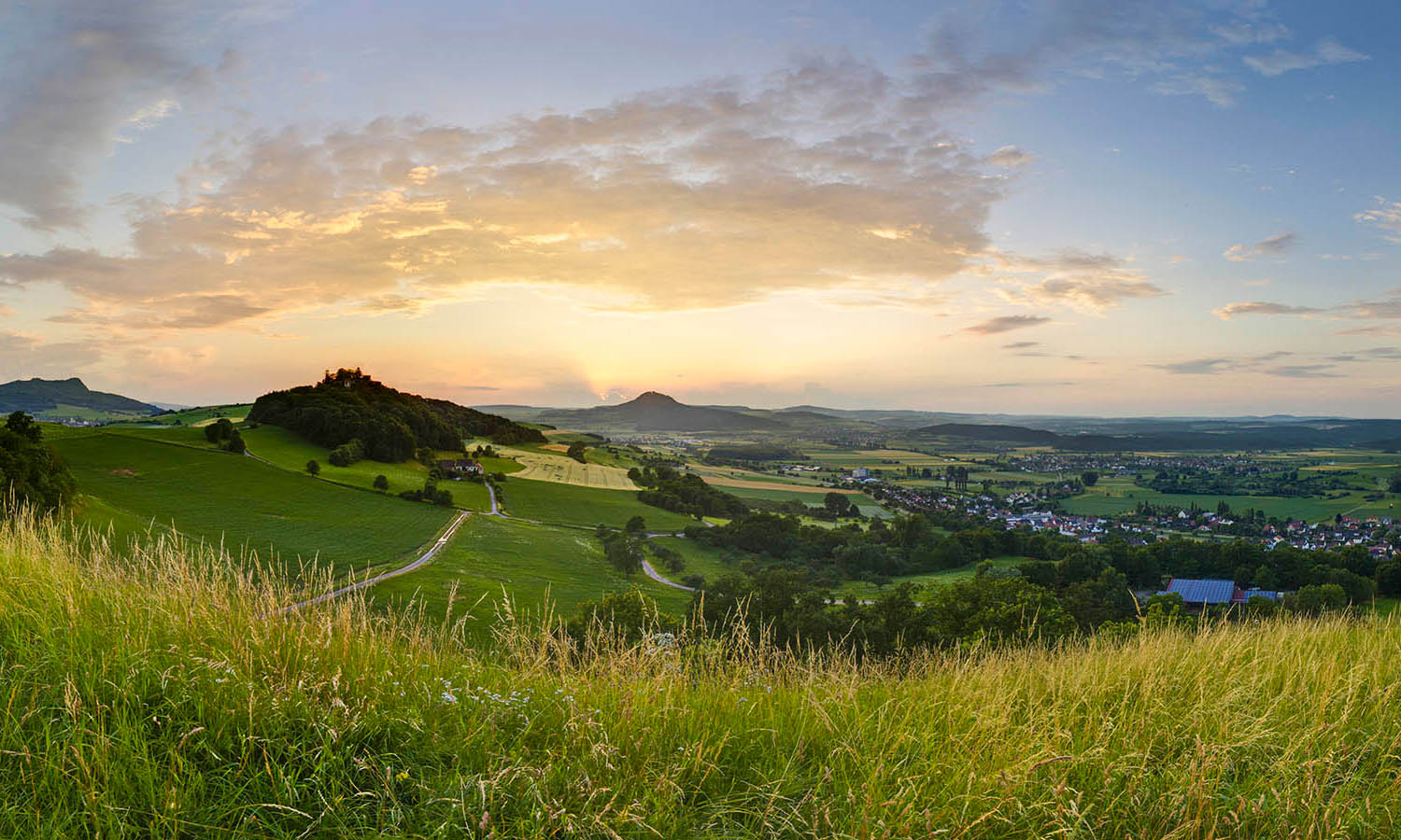 Hegau, Sonnenuntergang