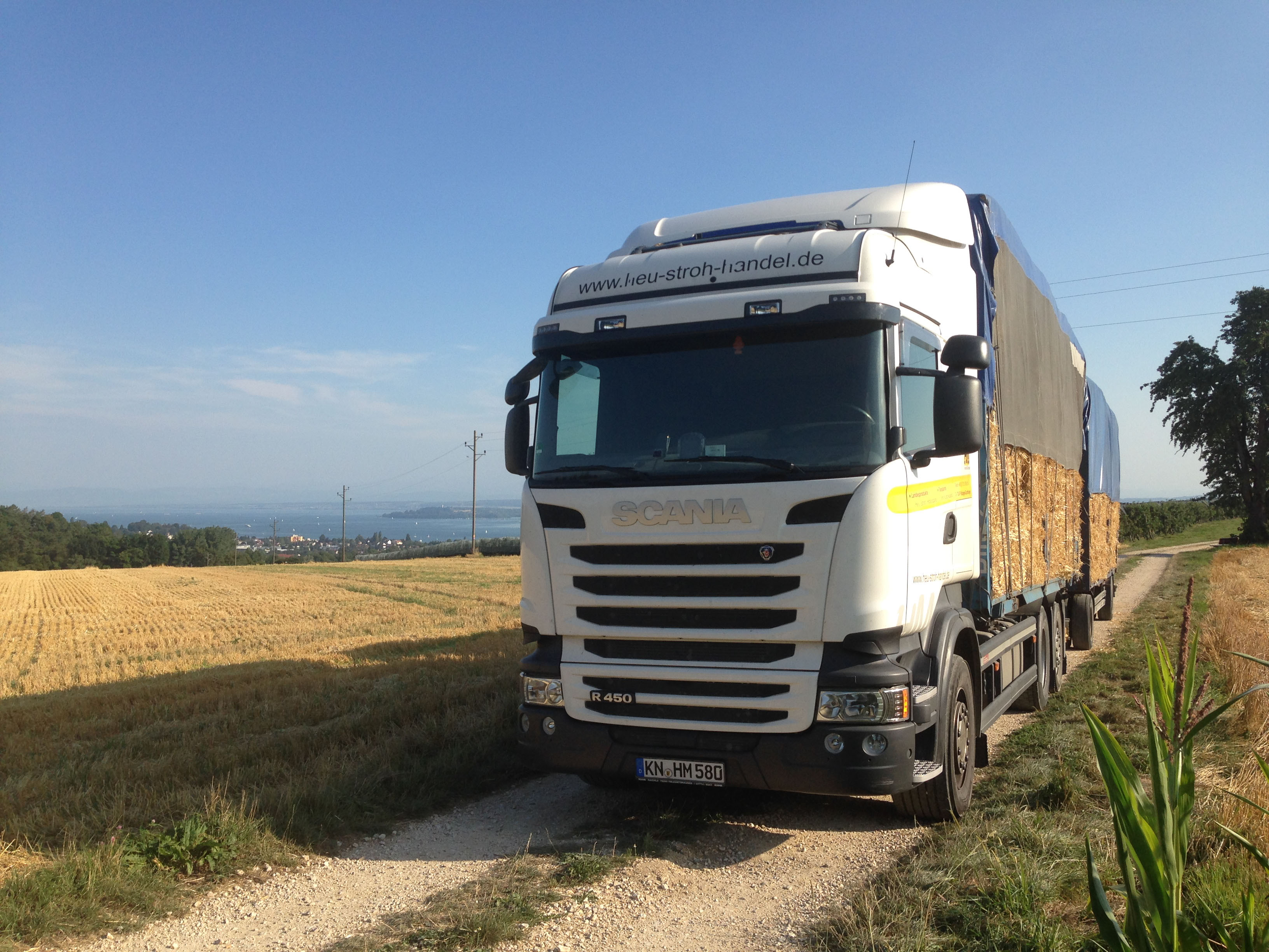 Heutransport, Feld, Acker